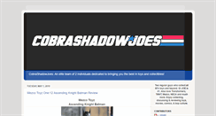 Desktop Screenshot of cobrashadowjoes.com